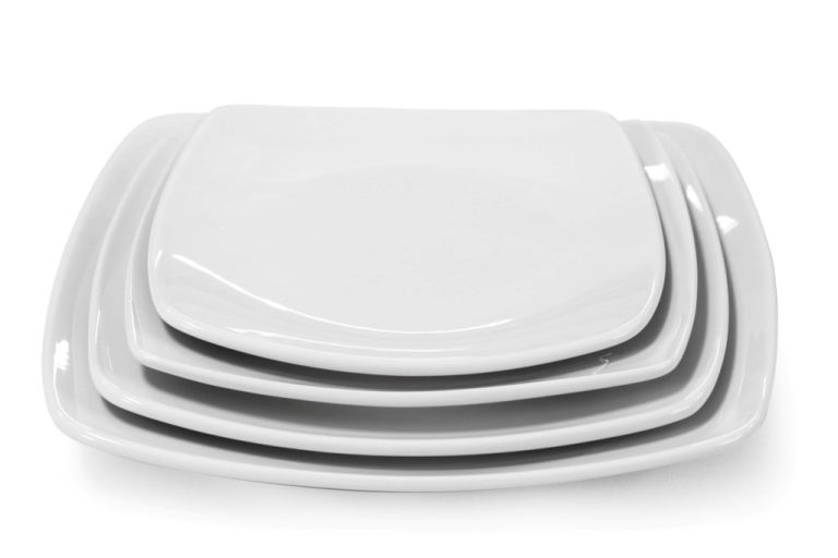 Square Salad & Dessert Plates